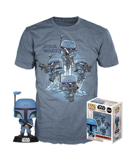 Star Wars The Mandalorian POP! & Tee Box The Mandalorian Exclusive